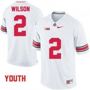 Youth NCAA Ohio State Buckeyes Dontre Wilson #2 College Stitched Authentic Nike White Football Jersey HZ20J44HQ